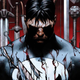 The Punisher, his outfit in tatters, stands ominously in front of a wall of swords and other weapons.